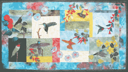 Hummingbirds 2 - PATTERN, PDF