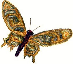 Punch Needle Butterfly - PATTERN