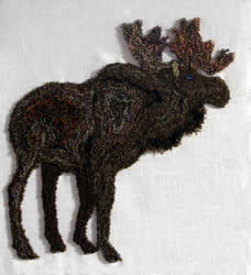 Punch Needle Moose - PATTERN